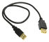 InLine USB 2.0 Extension, gold-plated contacts - 0.5m image number null