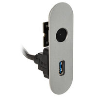 Streacom I/O panel for DA2 - 1x USB 3.0 Type A, silver