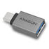 AXAGON USB-C 3.1 M to USB-A F Adapter, Aluminium - black image number null