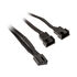 Akasa PWM Fan Splitter, 4 Pack - black image number null