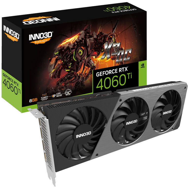 INNO3D GeForce RTX 4060 Ti X3 OC, 8192 MB GDDR6 image number 0