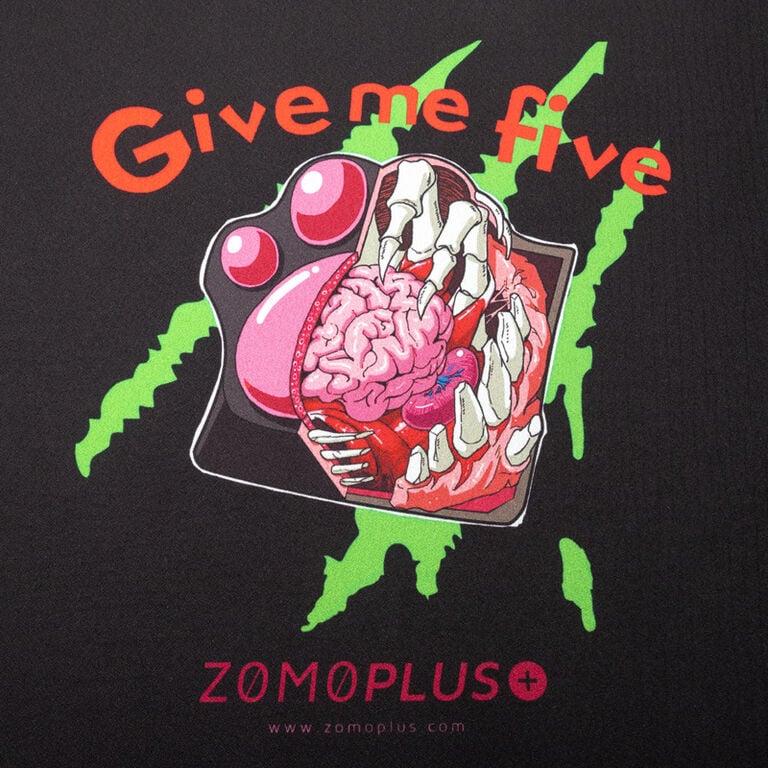 ZOMOPLUS Give Me Five Gaming Mousepad, 500x420mm - black image number 3