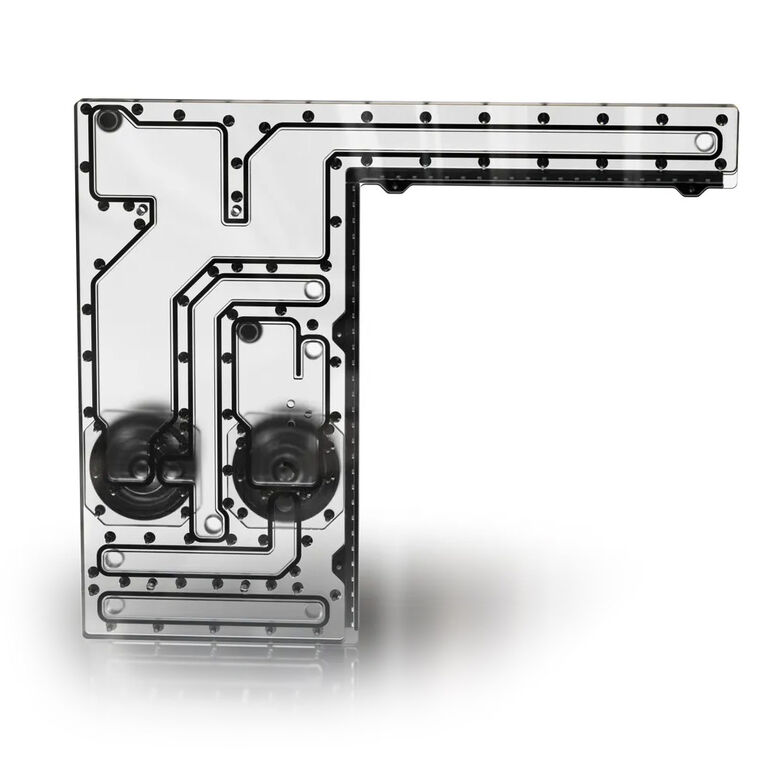 Singularity Computers Corsair 1000D Dual D5 Reservoir Distroplate image number 6