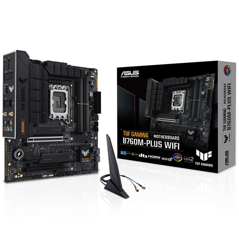 ASUS TUF Gaming B760M-Plus WIFI, Intel B760 motherboard, Socket 1700, DDR5 image number 0