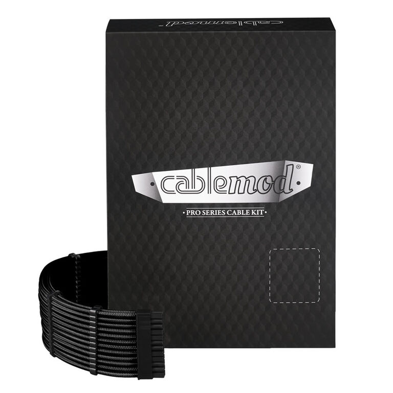 CableMod C-Series PRO ModMesh Cable Kit for RMi/RMx/RM (Black Label) - black image number 0