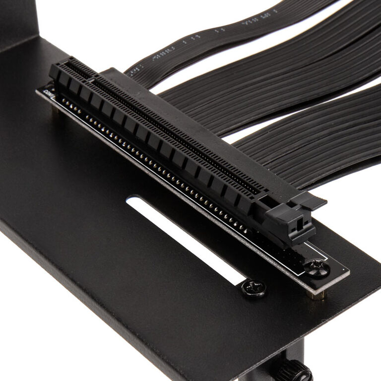 Raijintek Paxx Vertical PCI Slot Bracket + PCIe x16 Riser Flat Ribbon Cable, 20cm image number 6
