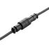 CableMod PRO Coiled Keyboard Cable USB-C to USB Type A, Carbon Grey - 150cm image number null