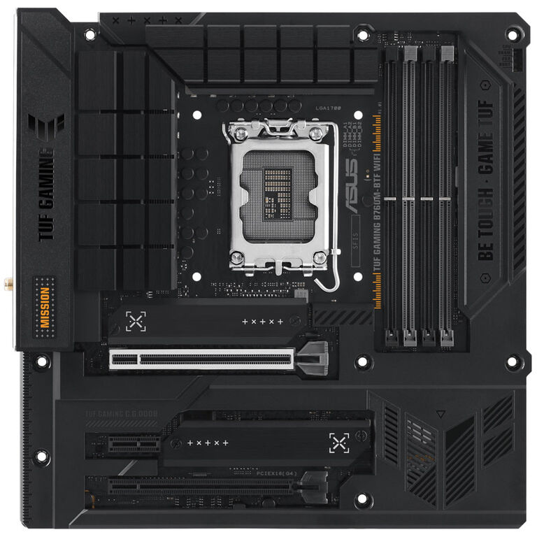 ASUS TUF Gaming B760M-BTF WIFI, Intel B760 motherboard, LGA1700 socket, DDR5 image number 1