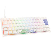 Ducky One 2 Pro Mini White Edition Gaming Keyboard, RGB LED - Cherry Blue