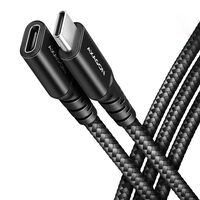 AXAGON BUCM32-CF05AB Extension Cable, USB-C to USB-C 3.2 Gen 2, 0.5m, 20 Gbps - Aluminium