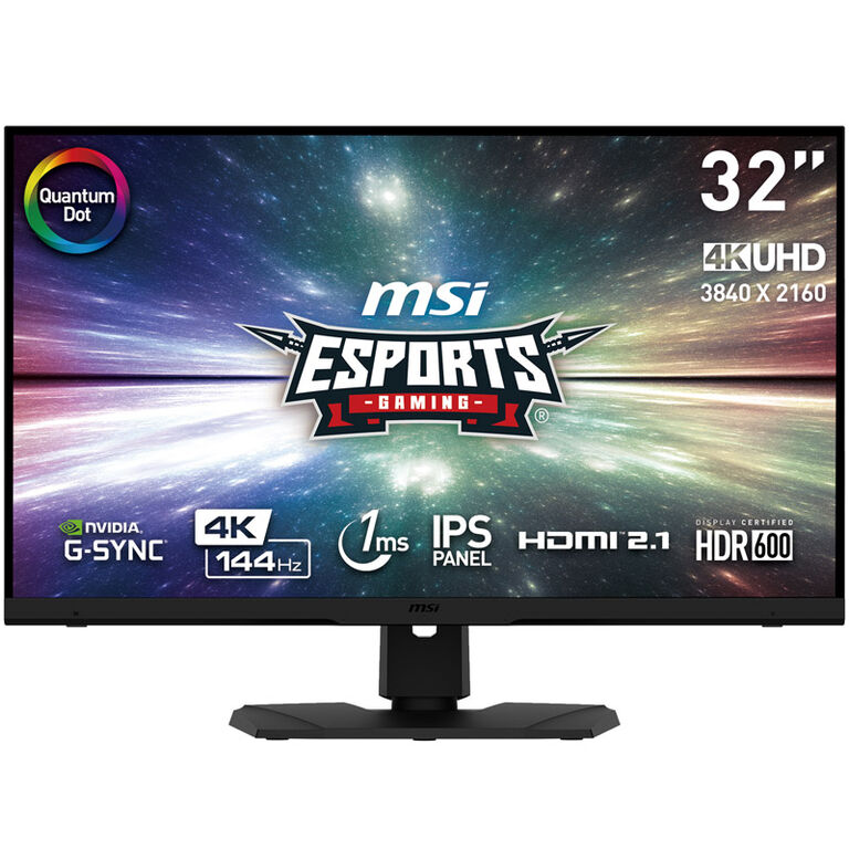 MSI Optix MPG321URDE-QD, 32 inch Gaming Monitor, 144 Hz, IPS, G-SYNC Compatible image number 2