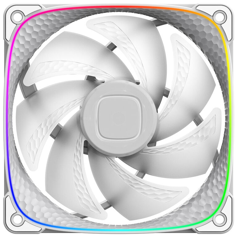 Geometric Future Squama 2503W RGB Fan, 3-pack - 120 mm, white image number 6