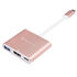 SilverStone SST-EP08P - USB 3.1 Type-C Adapter to HDMI/USB Type C/USB Type A - pink image number null