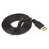 InLine Micro-USB 2.0 flat cable, USB-A to Micro-B, black - 3m image number null