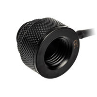 Alphacool Eisfrost Temperature Sensor G1/4 IG/IG with AG Adapter - black
