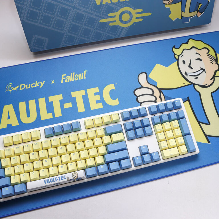 Ducky x Fallout Vault-Tec Limited Edition One 3 Gaming Tastatur + Mauspad - MX-Red image number 1