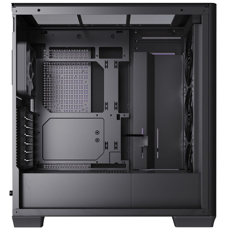APNX C1 Mid-Tower ATX Case, Tempered Glass - black image number 7