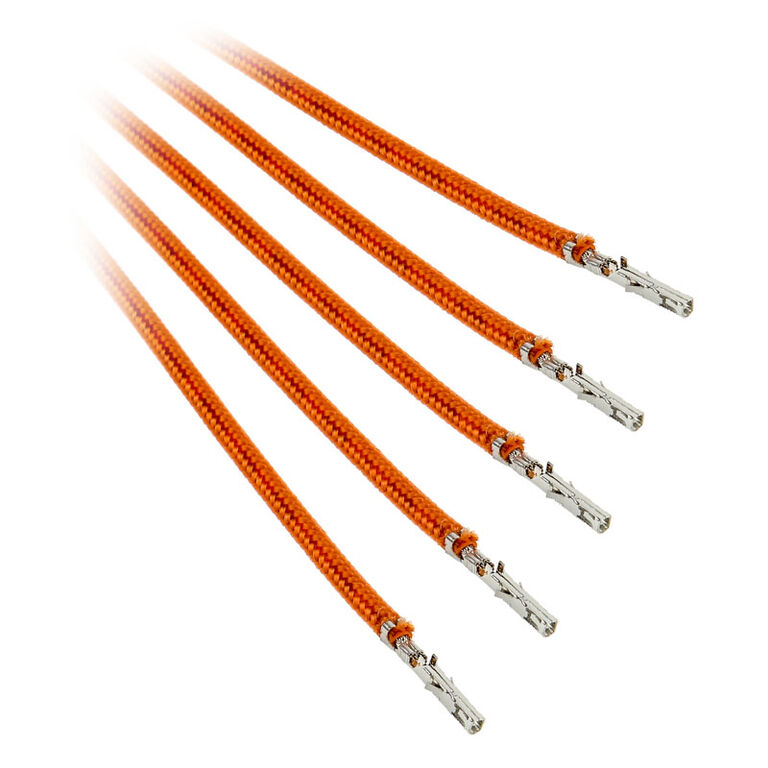 BitFenix Alchemy 2.0 PSU Cable, 5x 60cm - orange image number 1