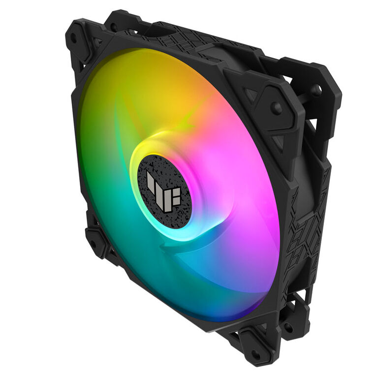 ASUS TUF Gaming TF120 ARGB Fan 3-pack incl. RGB controller - 120 mm, black image number 4