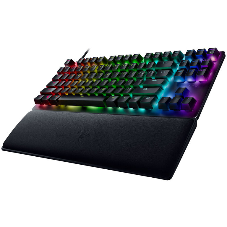 Razer Huntsman V2 Gaming Keyboard, TKL, Red Switch - black image number 3