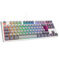Ducky One 3 Mist Grey TKL Gaming Keyboard, RGB LED - MX-Brown