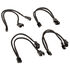 Akasa PWM Fan Splitter, 4 Pack - black image number null