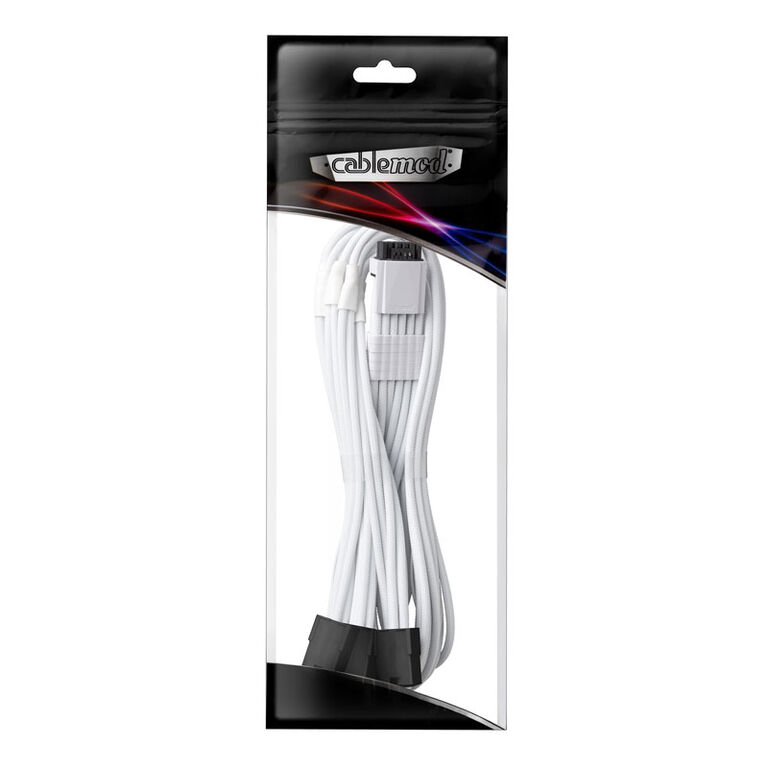 CableMod PRO ModMesh 12VHPWR to 3x PCI-e Cable - 45cm, white image number 2