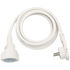 Brennenstuhl Extension Cable with Angled Flat Plug, 3m - White image number null