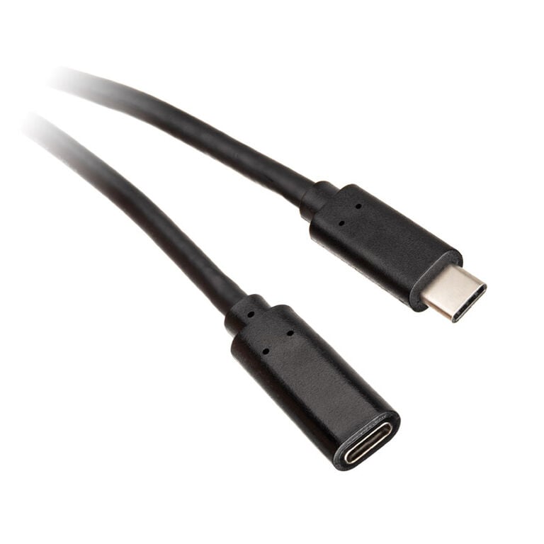 InLine USB 3.2 Gen 2 Extension Cable, USB Type C, black - 1m image number 0