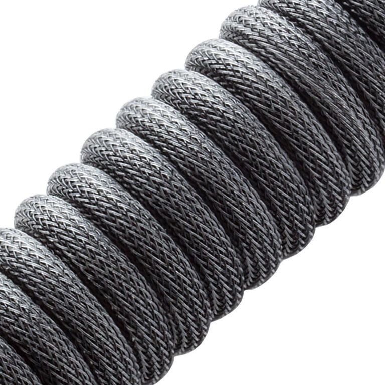 CableMod Classic Coiled Keyboard Cable USB-C to USB Type A, Carbon Grey - 150cm image number 1