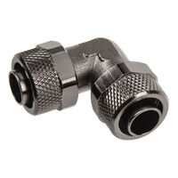 Adapter 90 degrees 13/10mm to 13/10mm - nickel black