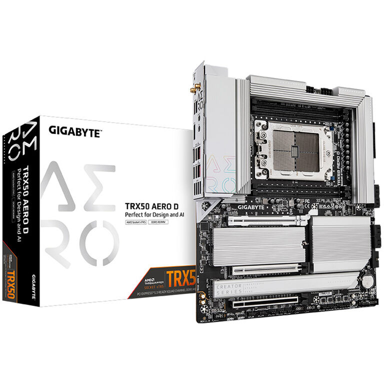 GIGABYTE TRX50 Aero D, AMD TRX50 motherboard, socket sTRX4, DDR5 image number 0