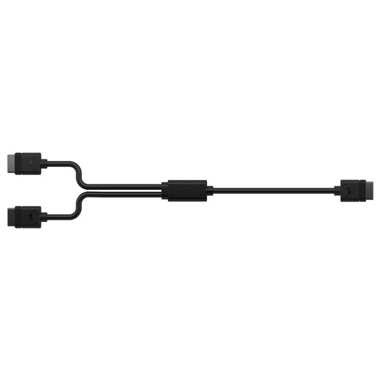 Corsair iCUE LINK Y-Cable Connector straight - black, 60 cm image number 3