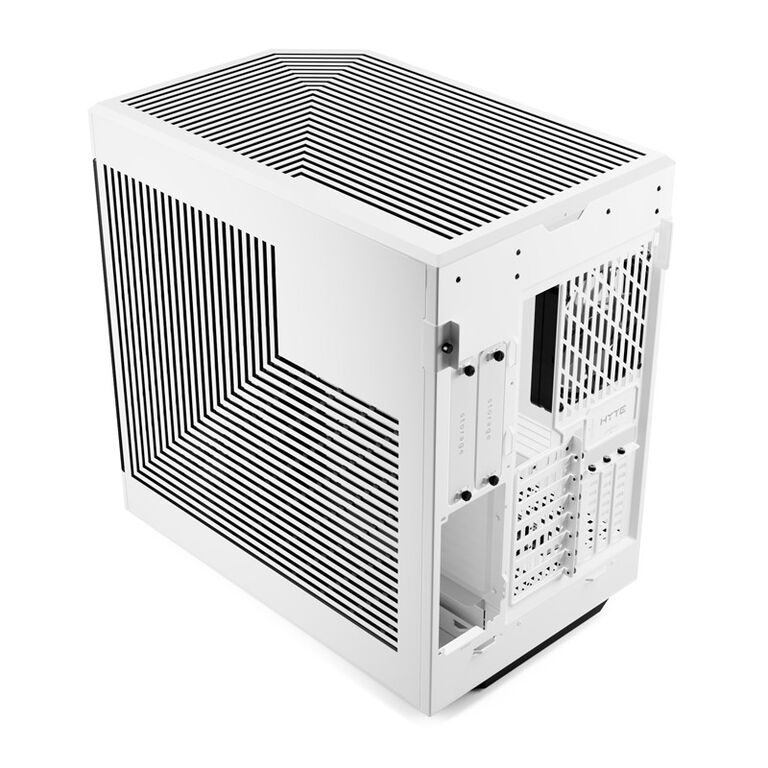 Hyte Y60 Midi Tower, Tempered Glass - white image number 2
