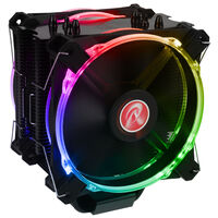 Raijintek Leto Pro CPU-Kühler, schwarz, RGB-LED - 2x120mm