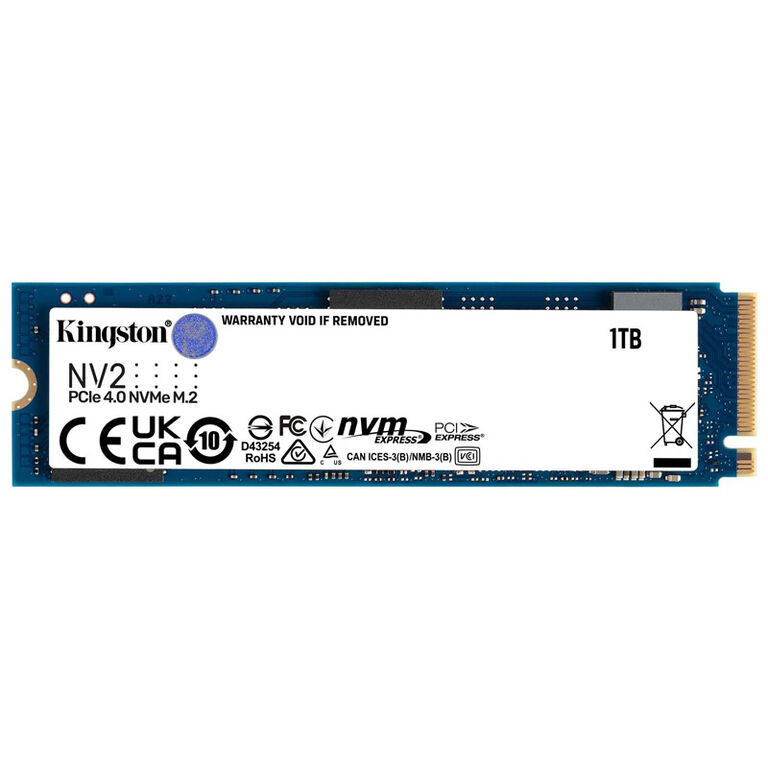 Kingston NV2 NVMe, PCIe 4.0 M.2 Type 2280 - 1 TB image number 1