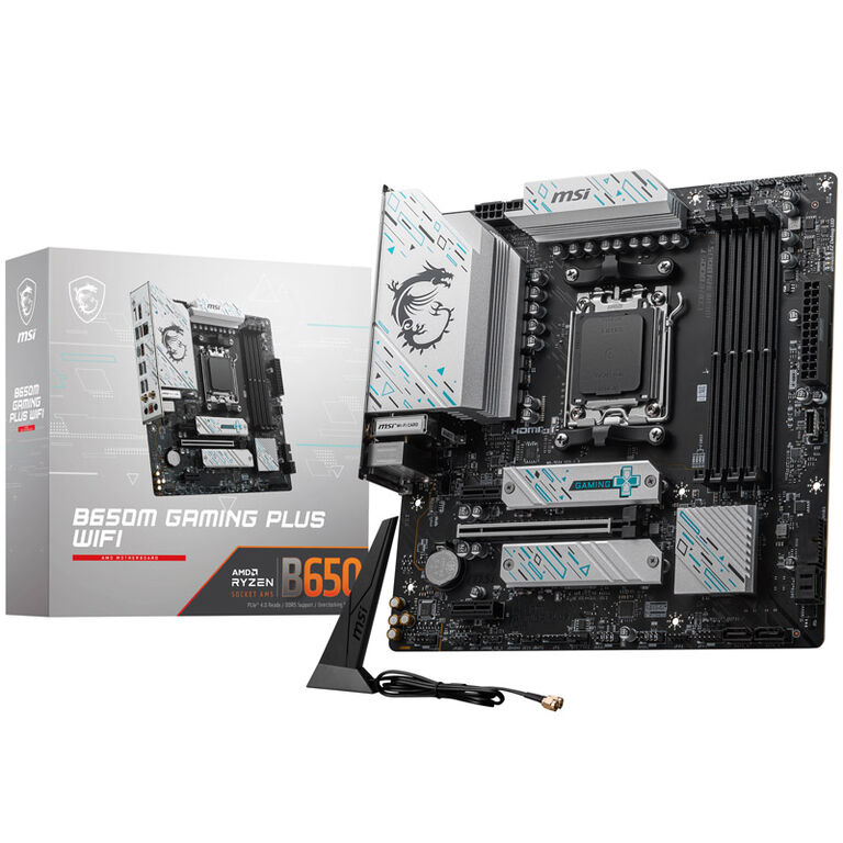 MSI Pro B650M Gaming Plus WiFi, AMD B650 motherboard - Socket AM5, DDR5 image number 0