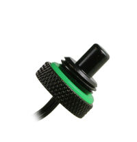 Bitspower stop plug with temperature sensor G1/4 inch female thread - 90 cm, matt black