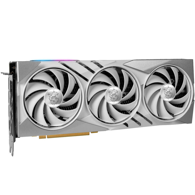 MSI GeForce RTX 4070 Super Gaming X Slim White 12G, 12288 MB GDDR6X image number 1