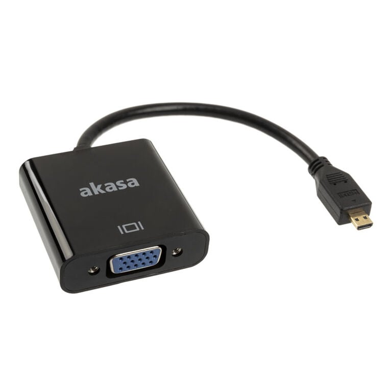 Akasa Micro HDMI to VGA Converter Adapter image number 0