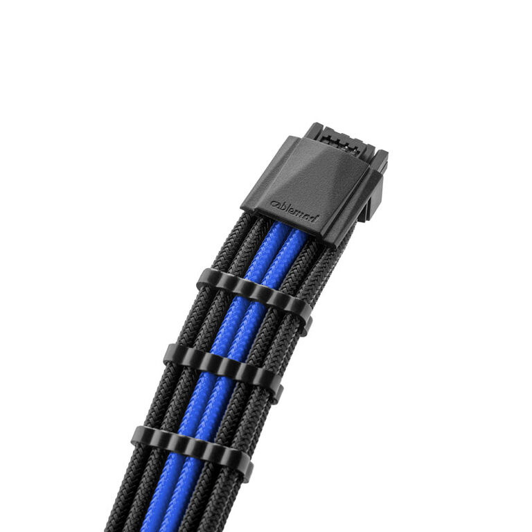 CableMod RT-Series PRO ModMesh 12VHPWR Dual Cable Kit for ASUS/Seasonic - black/blue image number 2
