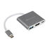 SilverStone SST-EP08C - USB 3.1 Type-C Adapter to HDMI/USB Type C/USB Type A - silver image number null