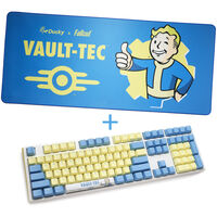 Ducky x Fallout Vault-Tec Limited Edition One 3 Gaming Keyboard + Mousepad - MX-Speed-Silver (US)