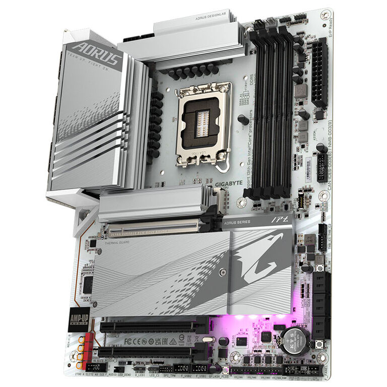 GIGABYTE Z790 Aorus Elite AX ICE, Intel Z790 motherboard, socket 1700, DDR5 image number 5