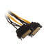 Akasa 2x 15-Pin-SATA to 1x 6-Pin-PCIe Adapter image number null