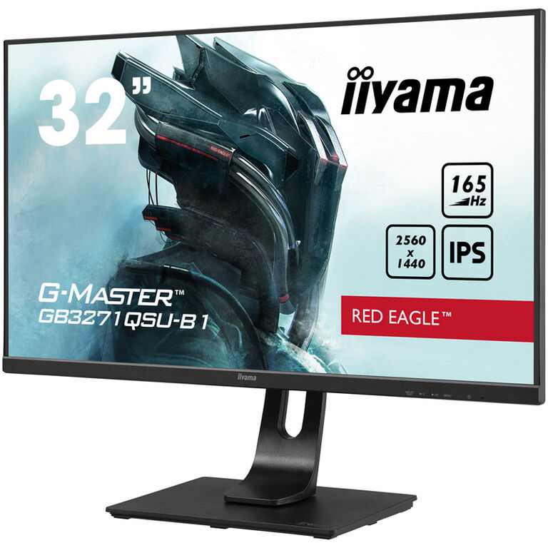 iiyama G-Master GB3271QSU-B1 Red Eagle, 80 cm (31.5 inches), 165Hz, FreeSync, IPS - 2x DP, 2x HDMI image number 3