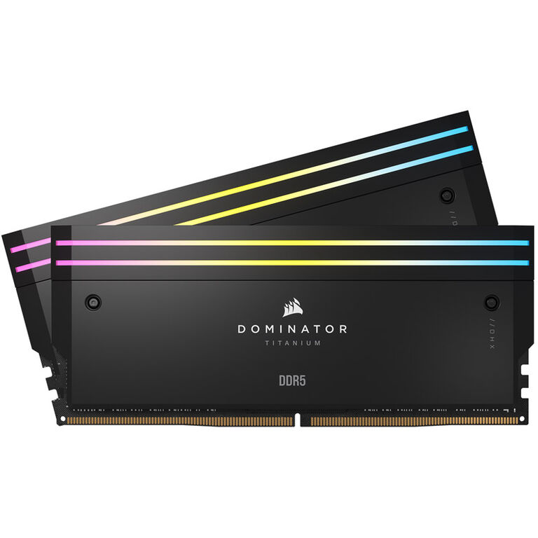 Corsair Dominator Titanium DDR5-7200, CL34, Intel XMP 3.0 - 32 GB Dual-Kit, schwarz image number 1