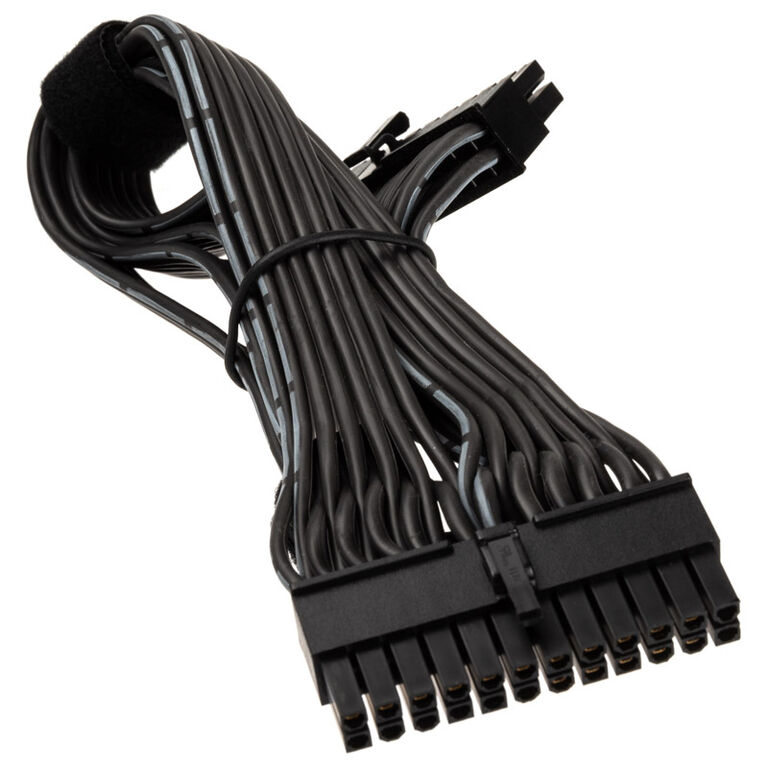 SilverStone 24 Pin ATX to 24 Pin Cable 350mm - black image number 1