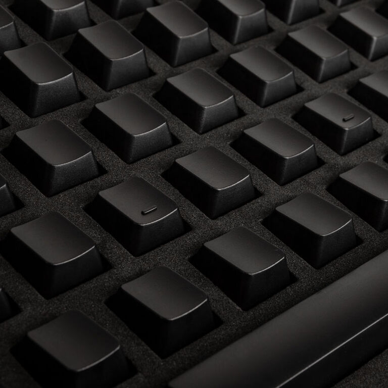 Das Keyboard Clear Black, Blank Keycap Set image number 2