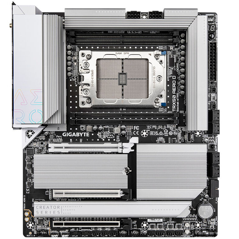 GIGABYTE TRX50 Aero D, AMD TRX50 motherboard, socket sTRX4, DDR5 image number 2